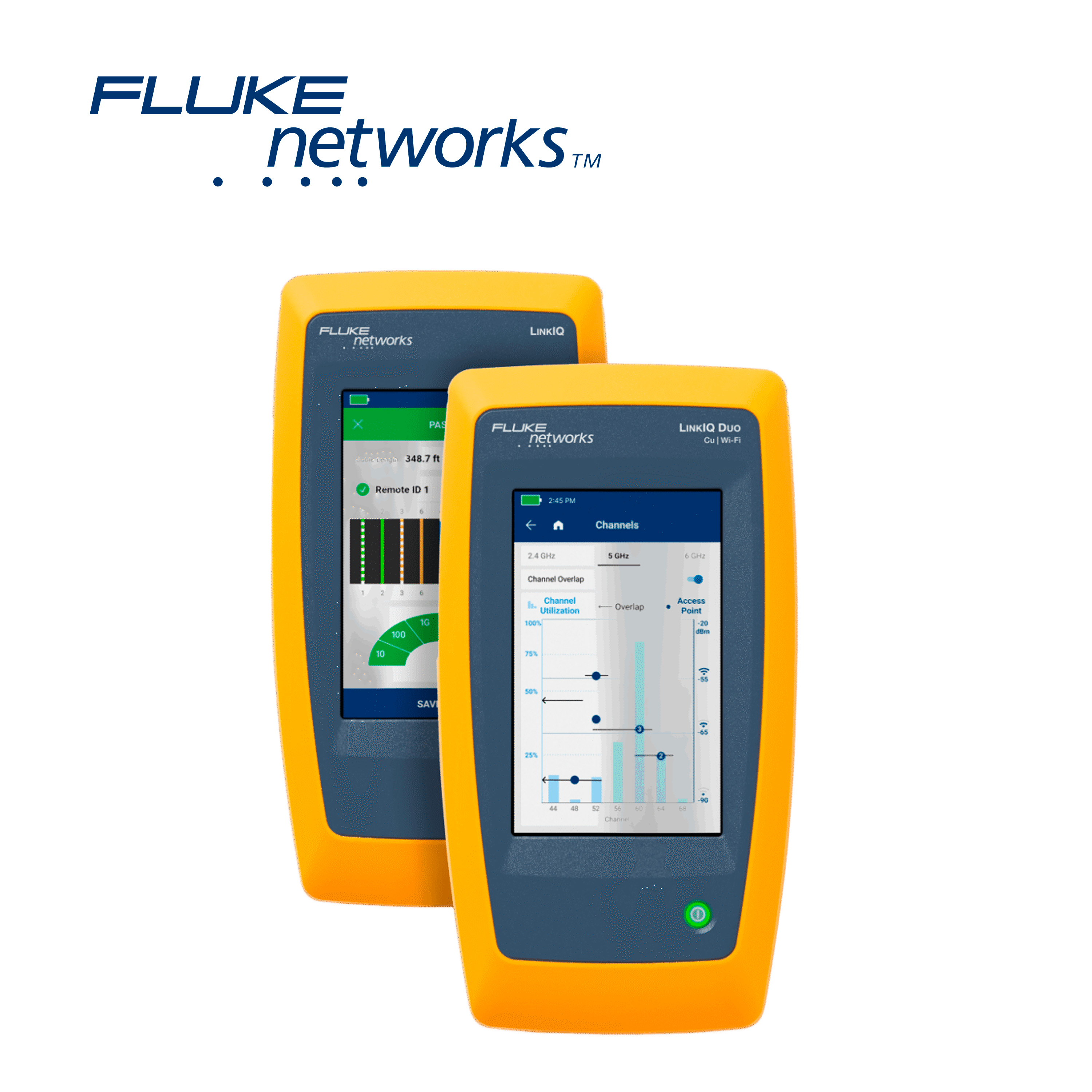 TESTER DE RED Y WIFI FLUKE NETWORKS LIQ-DUO-H6-MX CALIFICADOR DE CABLEADO Y RED WIFI HASTA 10GBPS / WIFI 6E/ PRUEBA DE SWITCH HASTA305 METROS / COMPROBACION DE POE / PANTALLA TACTIL DESCARGA REPORTES PDF
