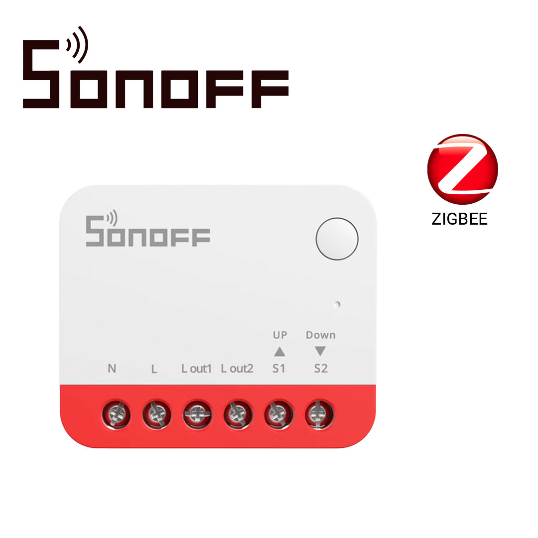 MINI INTERRUPTOR ON/OFF  ZIGBEE PARA PERSIANAS SONOFF MINI-ZBRBS  COMPATIBLE CON  HUB ZIGBEE / CARGA DE 1 AMP MAXIMO
