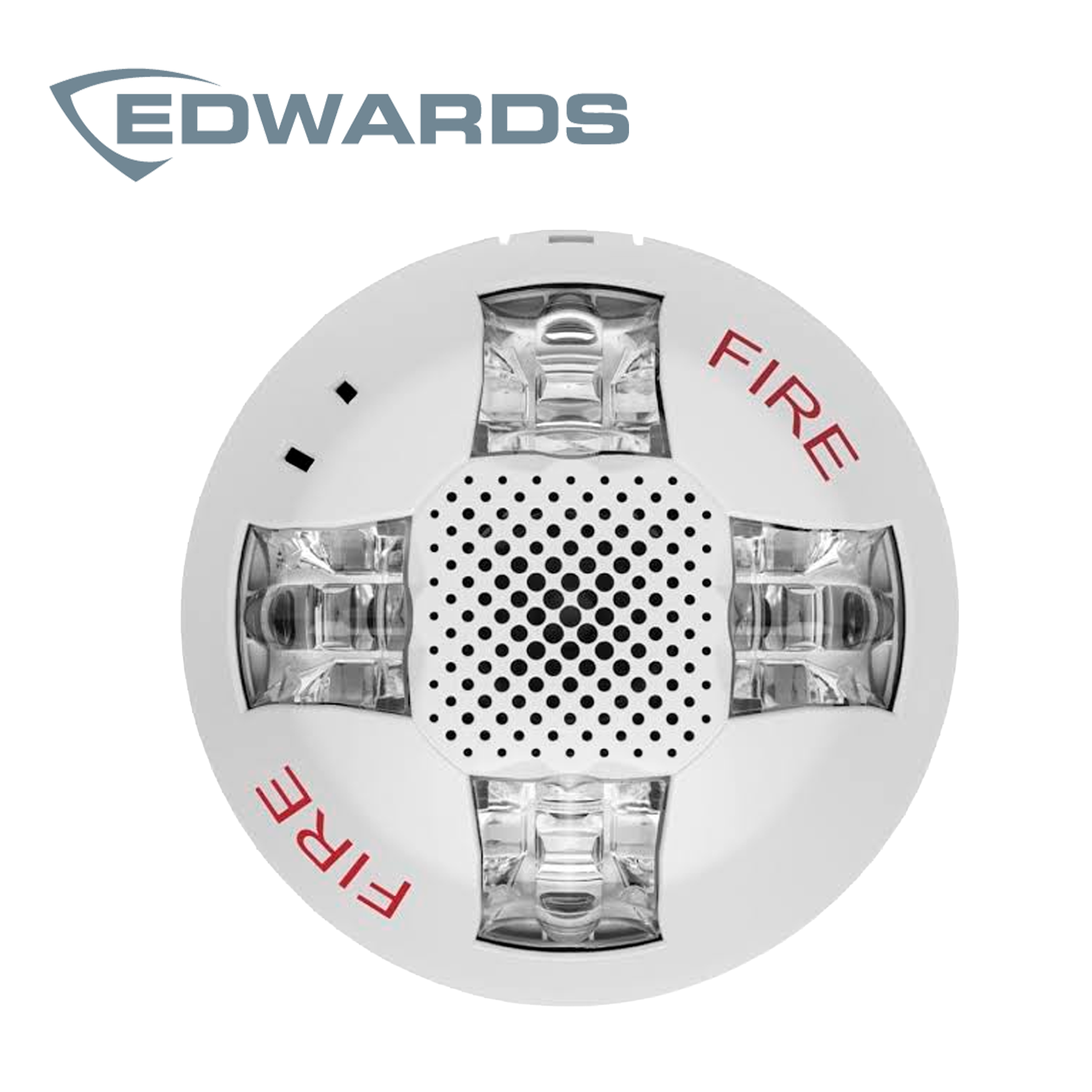 SIRENA ESTROBO DE MONTAJE EN TECHO EDWARDS GCAVWF / COLOR BLANCO / EMISION DE LUZ 15-115 CD
