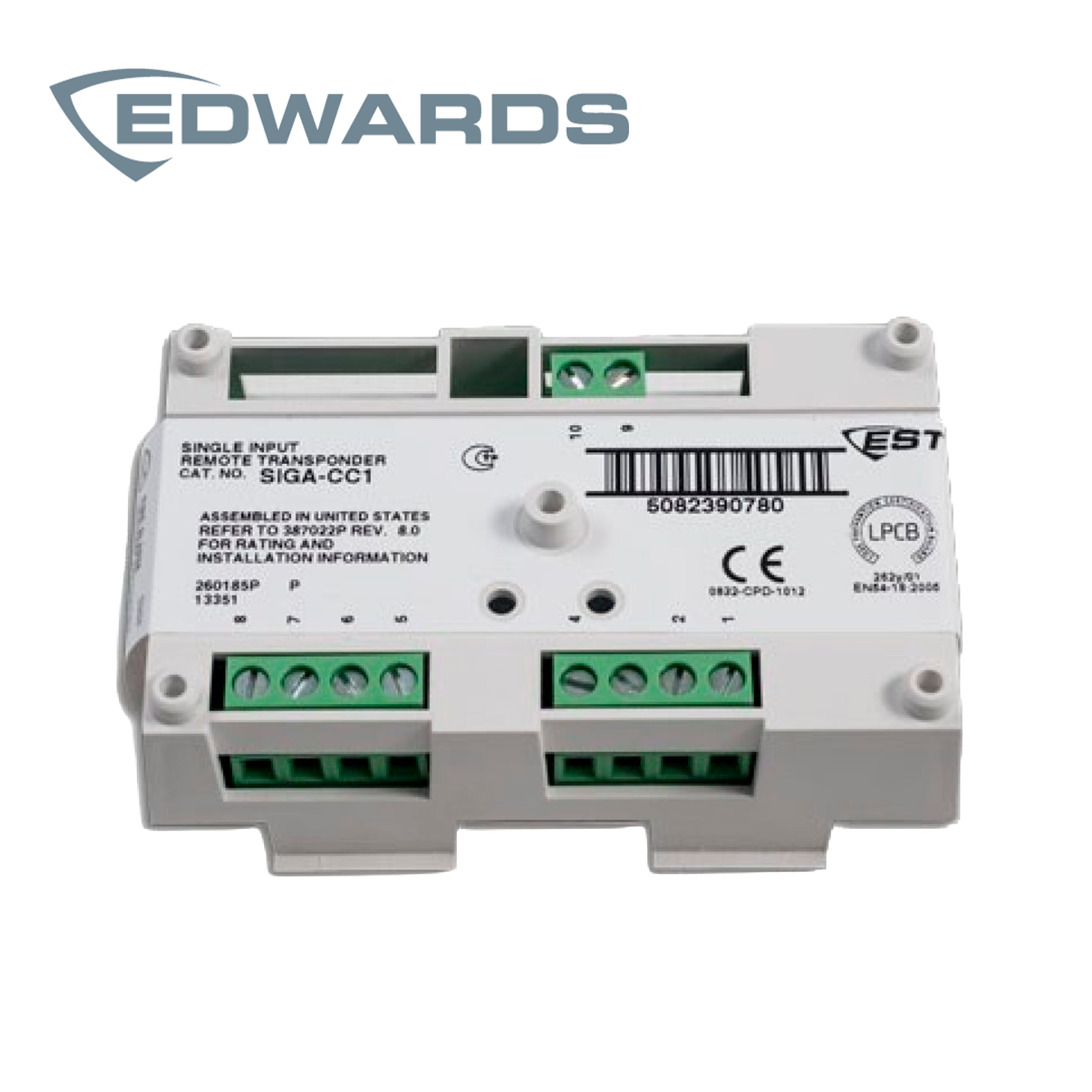 MODULO DE ENTRADA SIMPLE (RISER) EDWARDS SIGA CC1 / SUPERVISA LOS DISPOSITIVOS NAC