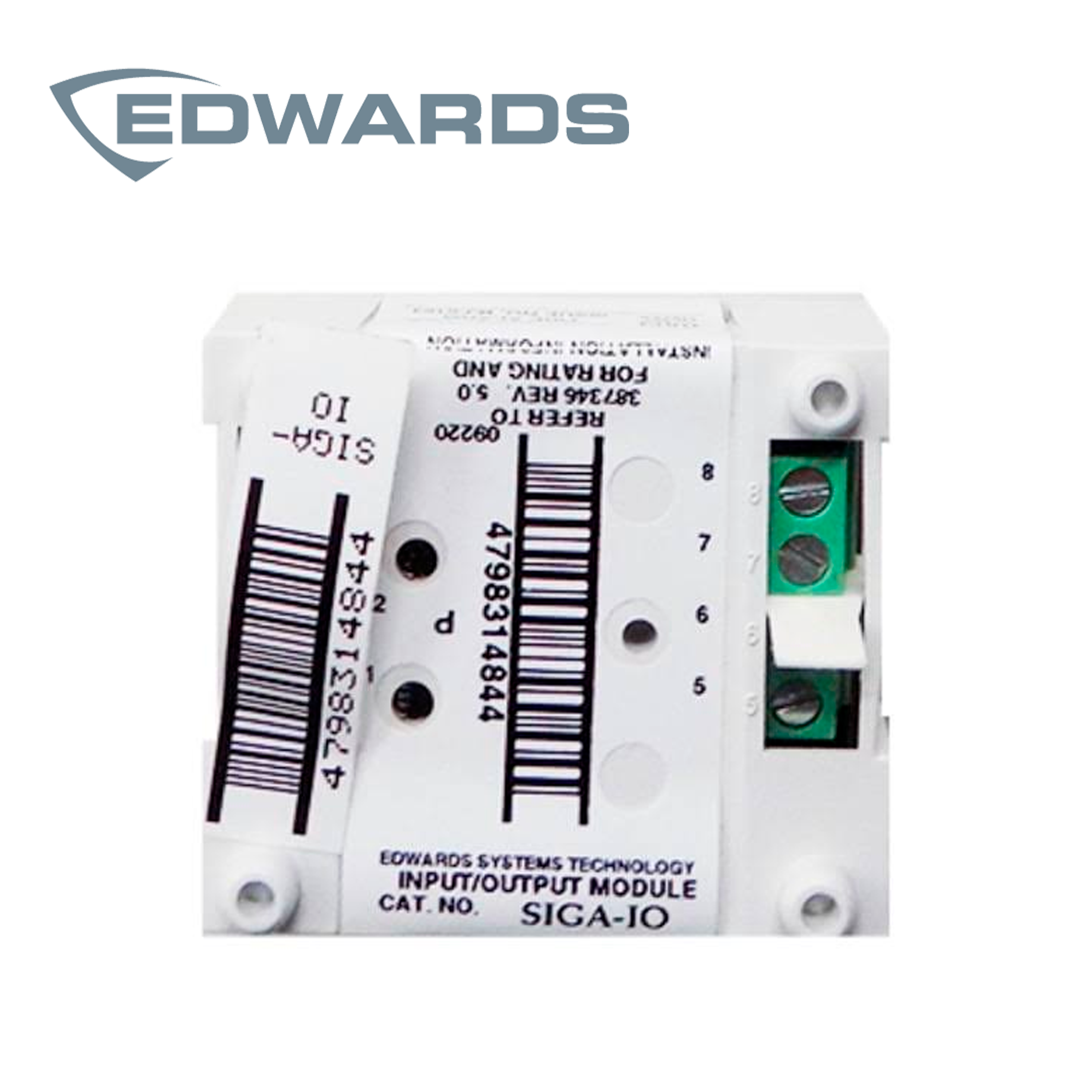 MODULO DE ENTRADA Y SALIDA UNIVERSAL EDWARDS SIGA-IO / DIRECCIONABLE / PERMITE CONECTAR EL PANEL  DE INCENDIOS CON EQUIPOS EXTERNOS