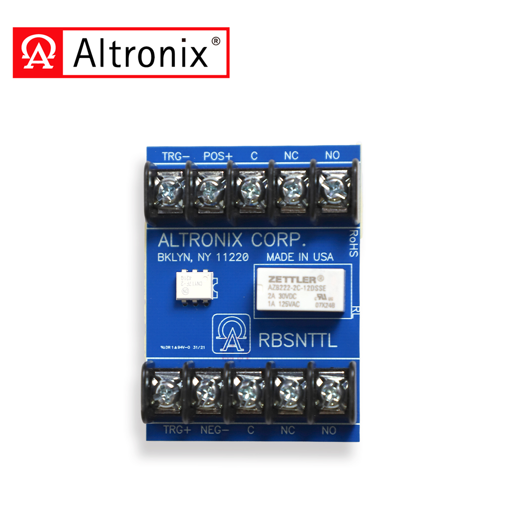 MODULO RELEVADOR ULTRASENSITIVO ALTRONIX RBSNTTL COMPATIBLES CON PANELES RESIDEO L5210LA Y L7000