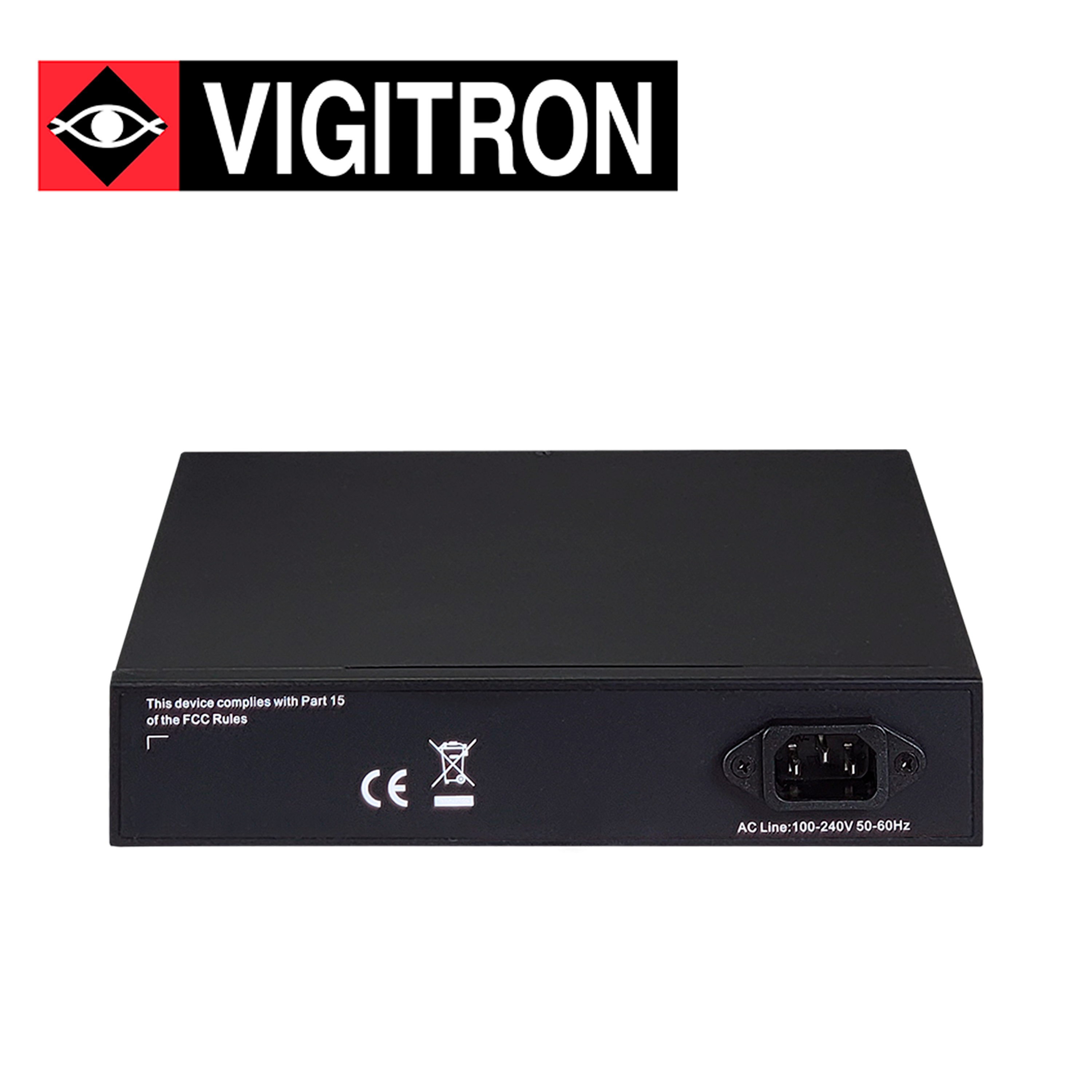 SWITCH POE ADMINISTRABLE L3 VIGITRON VI30110 / 8 PUERTOS RJ45 10M/100M/1000M / 2 PUERTOS SFP / POE 802.3AF/AT 36W - Código: VI30110 | Compra en Guadalajara