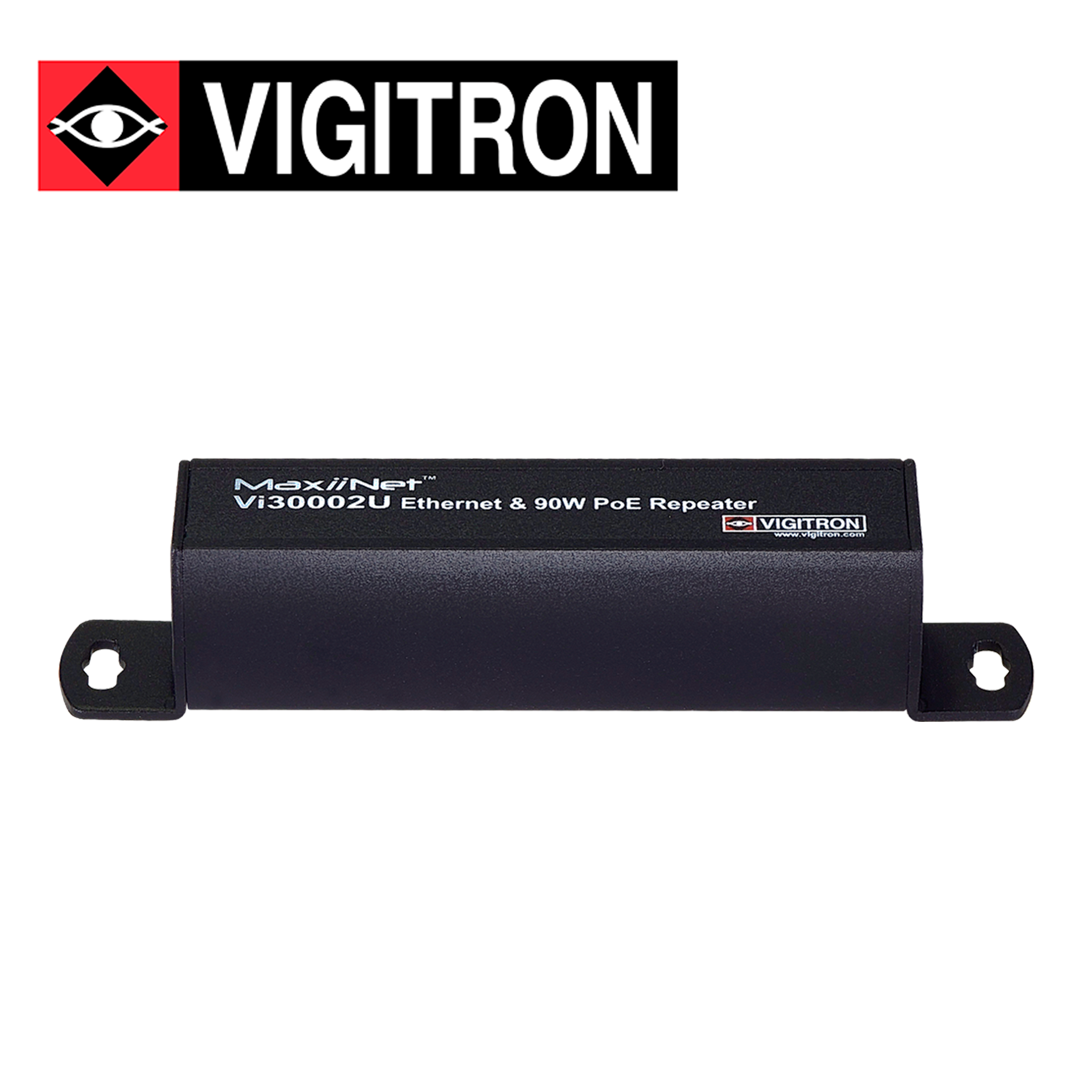 REPETIDOR POE VIGITRON VI30002U / 10M /100M / EXTIENDE SEÑAL POE DE 90W HASTA 200 METROS / POE AF/AT/BT - Código: VI30002U | Compra en Guadalajara