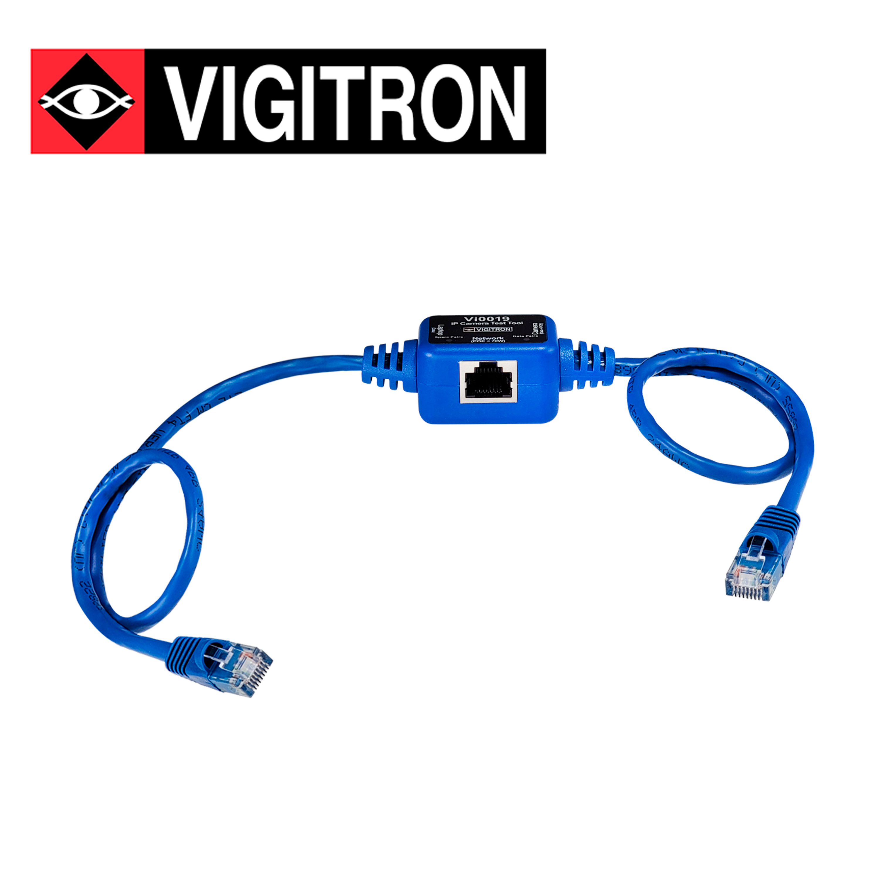 CABLE HERRAMIENTA DE INSTALACION E INDICADOR POE VIGITRON VI0019 / CONEXIÓN POR UN SOLO CABLE PARA CONFIGURAR CAMARAS IP - Código: VI0019 | Compra en Guadalajara