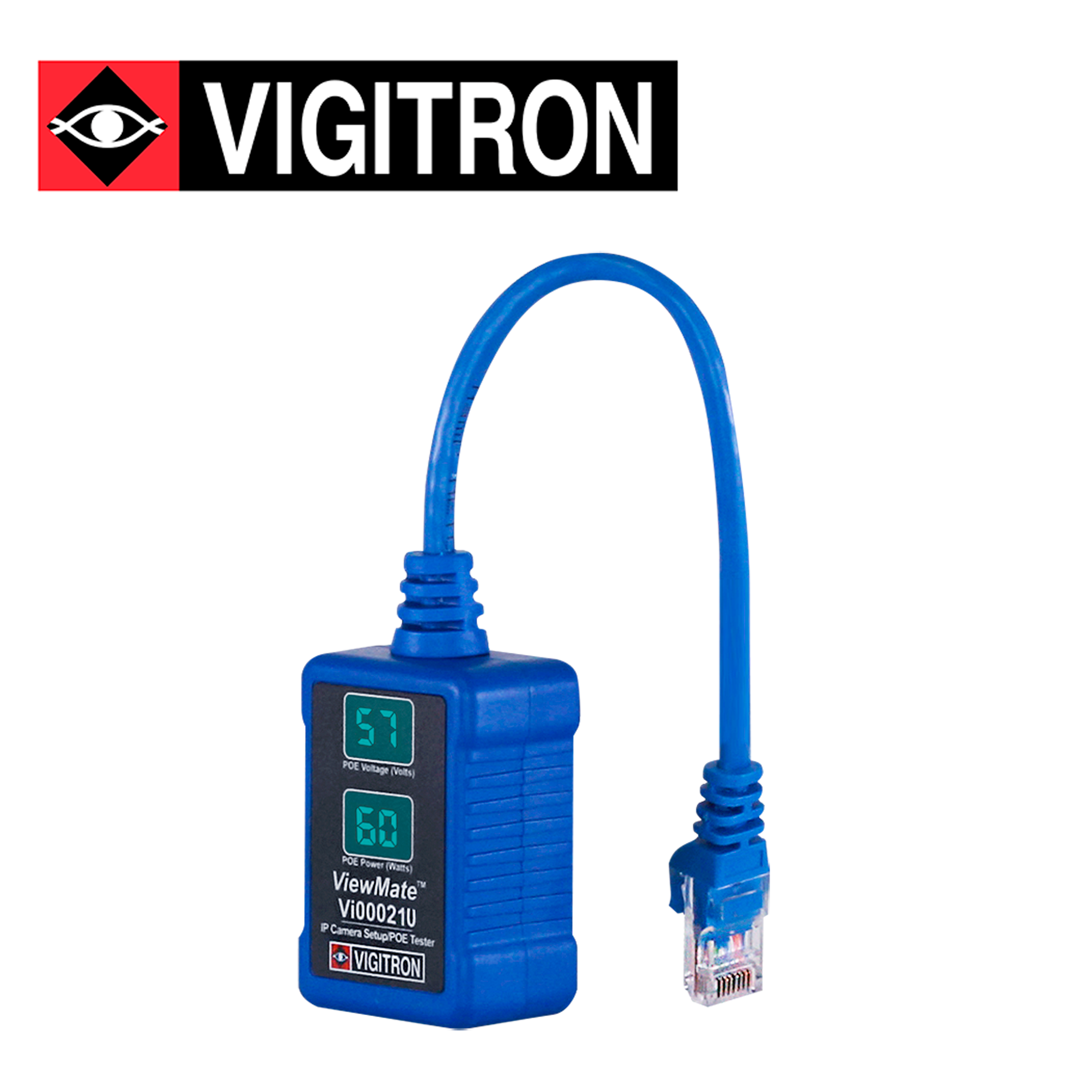 TESTER POE AF/AT/BT VIGITRON VI00021U / DISPLAY LED VOLTAJE 2 DIGITOS / DISPLAY LED POE 2 DIGITOS / COMPATIBLE POE HASTA 90W - Código: VI00021U | Compra en Guadalajara