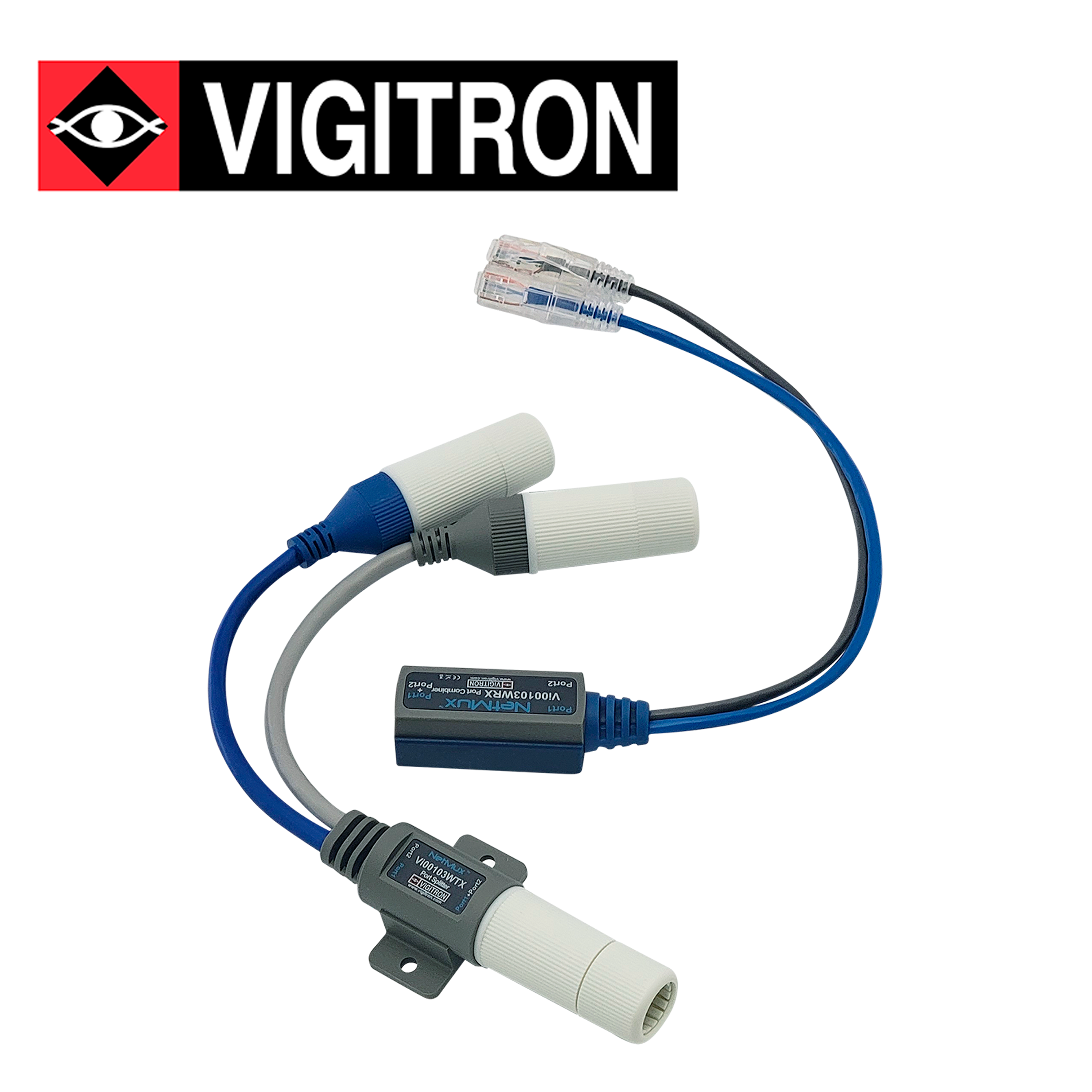 MULTIPLEXOR EXTERIOR VIGITRON VI00103W / RESISTENTE INTEMPERIE / HASTA 37W CADA SALIDA / HASTA 2 DISPOSITIVOS/ NO REQUIERE FUENTE DE ALIMENTACION - Código: VI00103W | Compra en Guadalajara